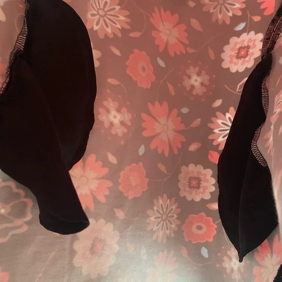 Kate Spade Toddler Designer Dress Floral Button Snap Baby 140/10Y - Picture 7 of 8